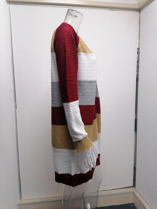 Cardigan Largo para Mujer - Suéter Elegante de Manga Larga - Image 14