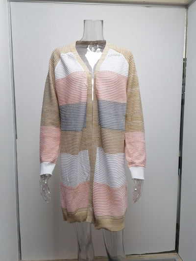 Cardigan Largo para Mujer - Suéter Elegante de Manga Larga - Image 16