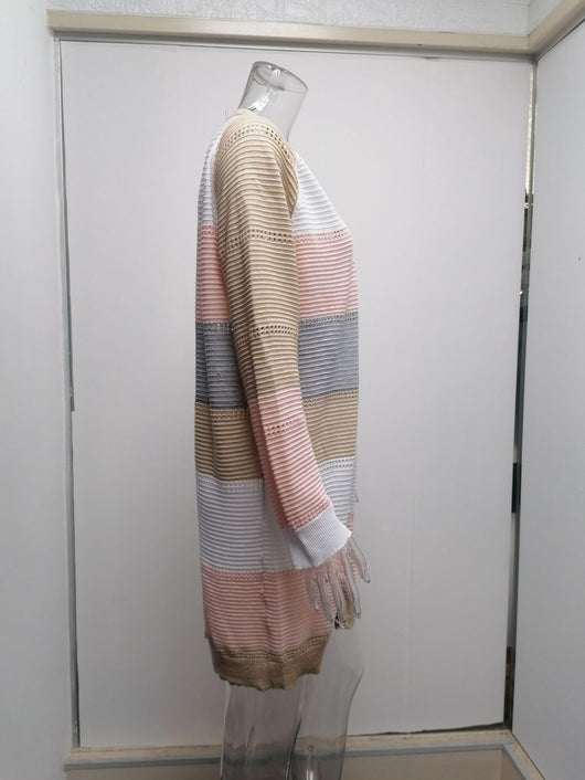 Cardigan Largo para Mujer - Suéter Elegante de Manga Larga - Image 17
