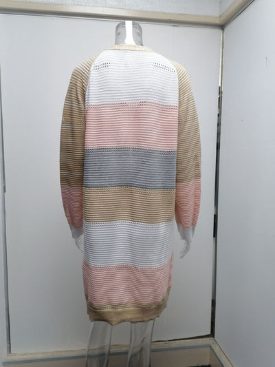 Cardigan Largo para Mujer - Suéter Elegante de Manga Larga - Image 18