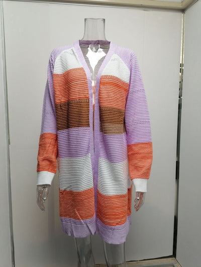 Cardigan Largo para Mujer - Suéter Elegante de Manga Larga - Image 19