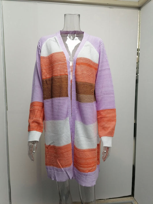 Cardigan Largo para Mujer - Suéter Elegante de Manga Larga - Image 19