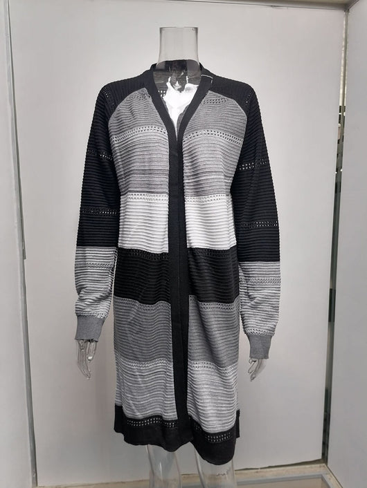 Cardigan Largo para Mujer - Suéter Elegante de Manga Larga - Image 22
