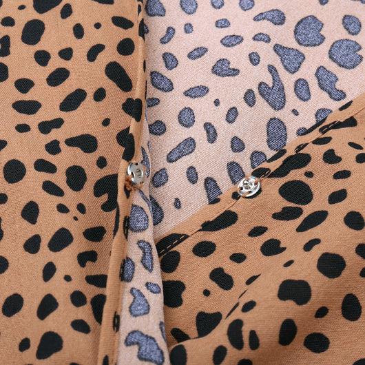 Jumpsuit Floral de Gasa para Mujer - Escote en V, Diseño Europeo - Image 32