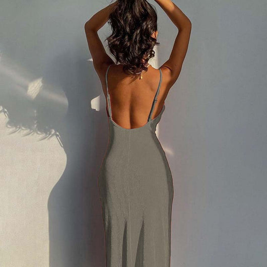 Vestido Tejido Elegante con Tirantes Ajustables - Diseño Europeo y Americano - Image 35