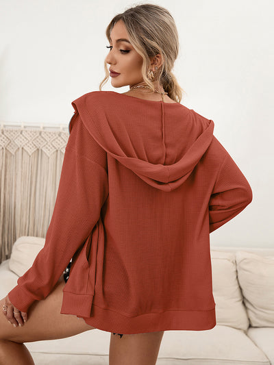 Sudadera con Capucha y Cierre de Cremallera - Cardigan Casual Versátil - Image 21