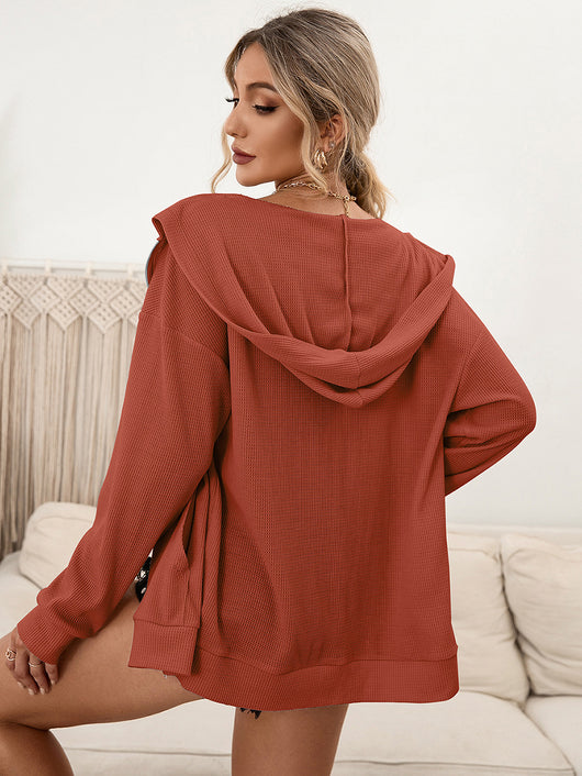 Sudadera con Capucha y Cierre de Cremallera - Cardigan Casual Versátil - Image 21