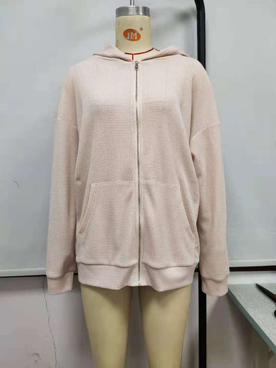Sudadera con Capucha y Cierre de Cremallera - Cardigan Casual Versátil - Image 60