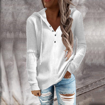 Sudadera Casual Oversize de Punto Liso para Mujer - Image 9