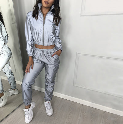 Conjunto Reflectante Casual para Mujer - Blazer y Pantalón - Image 6