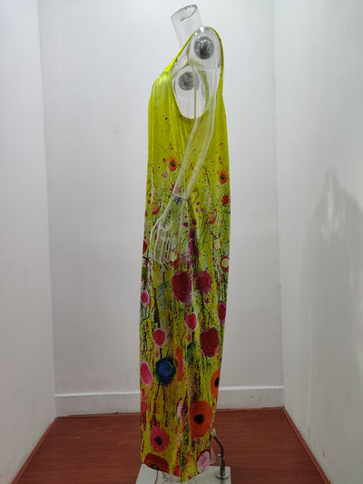 Jumpsuit Estampado de Pierna Ancha para Mujer - Image 9