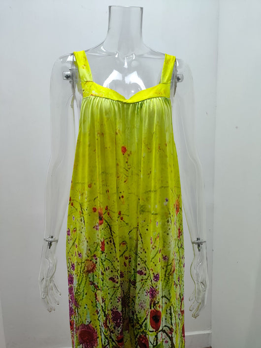 Jumpsuit Estampado de Pierna Ancha para Mujer - Image 10