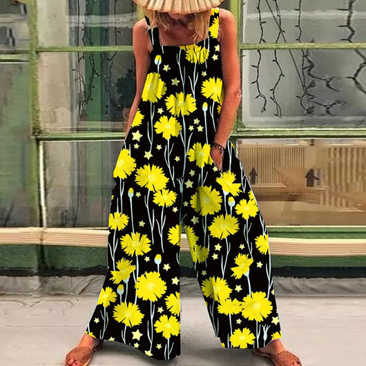 Jumpsuit Estampado de Pierna Ancha para Mujer - Image 15