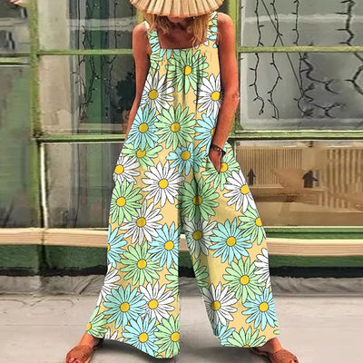 Jumpsuit Estampado de Pierna Ancha para Mujer - Image 16