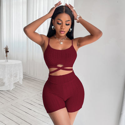 Conjunto Deportivo Ajustado Estilo Europeo para Mujer - Image 9