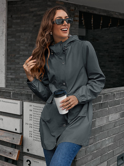 Chaqueta Impermeable Cortavientos Mediana para Mujer - Image 18