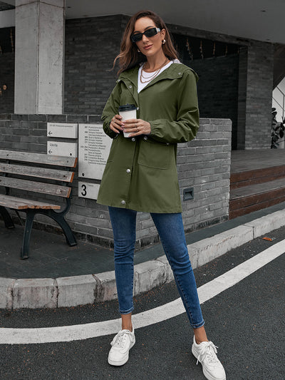 Chaqueta Impermeable Cortavientos Mediana para Mujer - Image 22