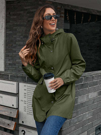 Chaqueta Impermeable Cortavientos Mediana para Mujer - Image 23