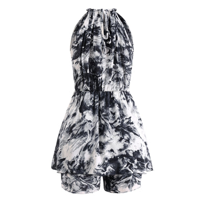 Enterizo Deportivo Tie Dye sin Mangas para Mujer - Image 9