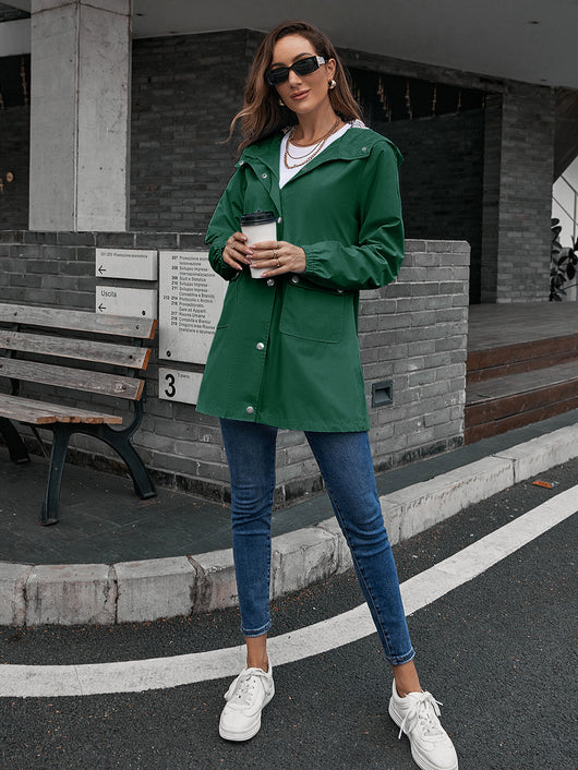 Chaqueta Impermeable Cortavientos Mediana para Mujer - Image 27