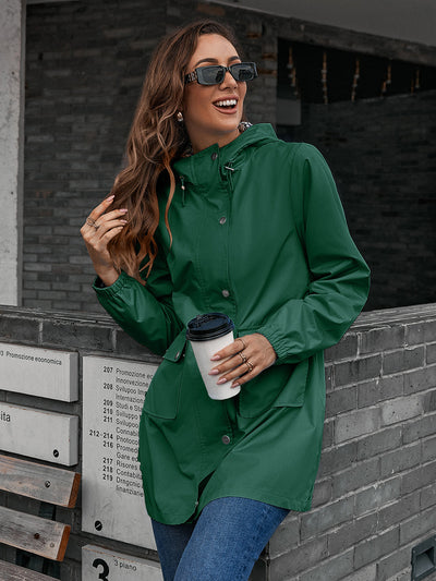 Chaqueta Impermeable Cortavientos Mediana para Mujer - Image 28