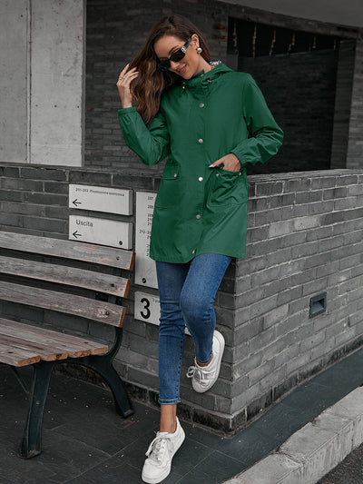 Chaqueta Impermeable Cortavientos Mediana para Mujer - Image 30
