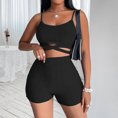 Conjunto Deportivo Ajustado Estilo Europeo para Mujer - Image 17
