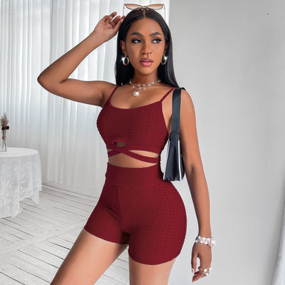 Conjunto Deportivo Ajustado Estilo Europeo para Mujer - Image 18
