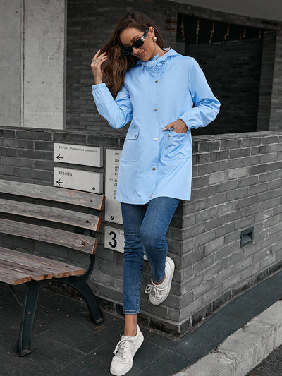 Chaqueta Impermeable Cortavientos Mediana para Mujer - Image 40