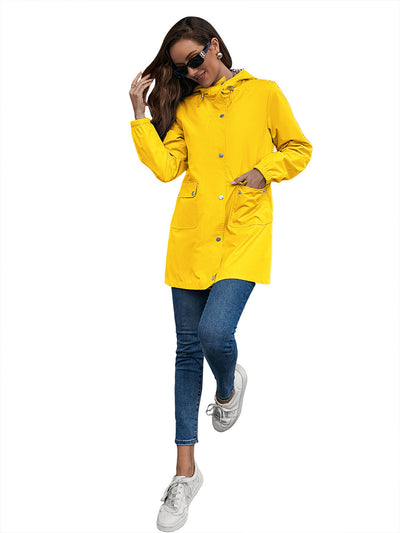 Chaqueta Impermeable Cortavientos Mediana para Mujer - Image 45