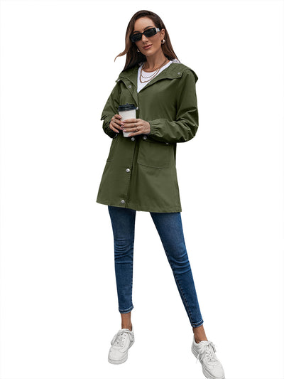 Chaqueta Impermeable Cortavientos Mediana para Mujer - Image 52