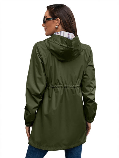 Chaqueta Impermeable Cortavientos Mediana para Mujer - Image 54