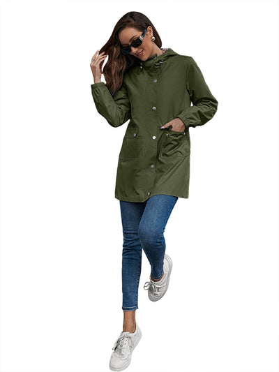 Chaqueta Impermeable Cortavientos Mediana para Mujer - Image 55