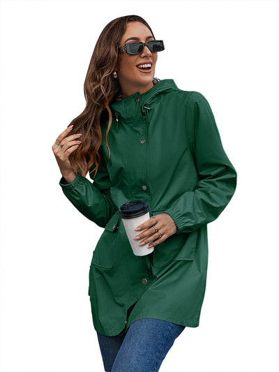 Chaqueta Impermeable Cortavientos Mediana para Mujer - Image 58