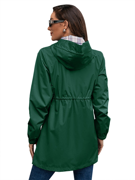 Chaqueta Impermeable Cortavientos Mediana para Mujer - Image 59