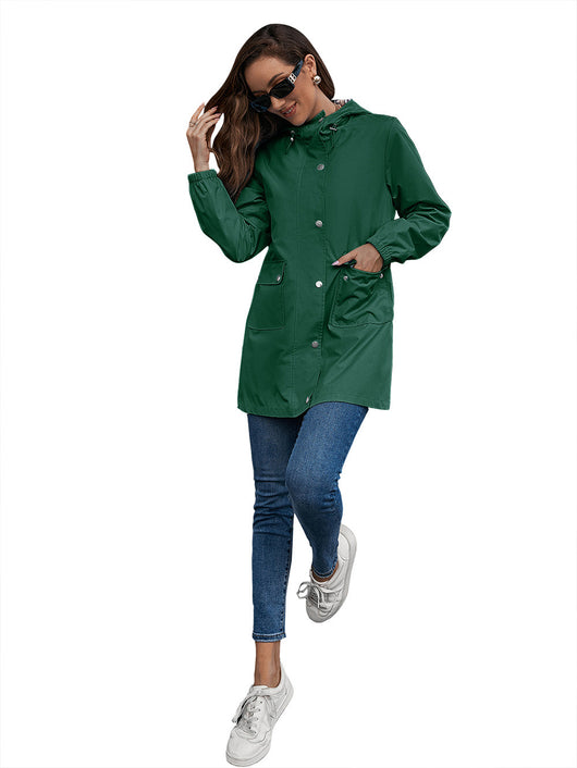 Chaqueta Impermeable Cortavientos Mediana para Mujer - Image 60