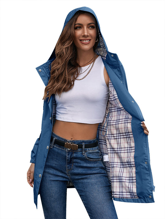 Chaqueta Impermeable Cortavientos Mediana para Mujer - Image 61