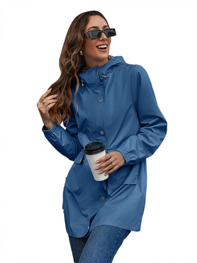 Chaqueta Impermeable Cortavientos Mediana para Mujer - Image 63