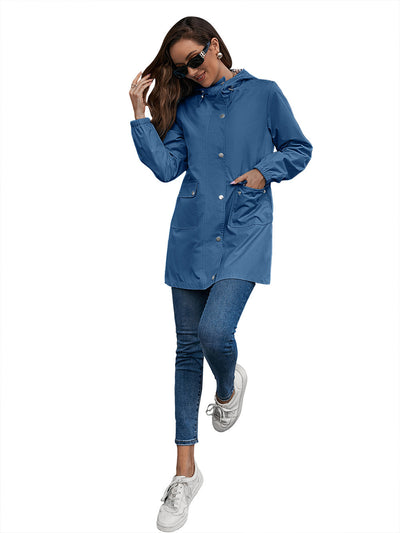 Chaqueta Impermeable Cortavientos Mediana para Mujer - Image 65