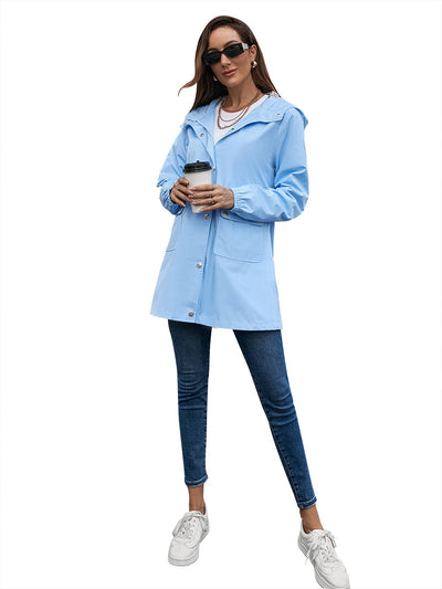 Chaqueta Impermeable Cortavientos Mediana para Mujer - Image 67