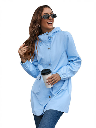 Chaqueta Impermeable Cortavientos Mediana para Mujer - Image 68