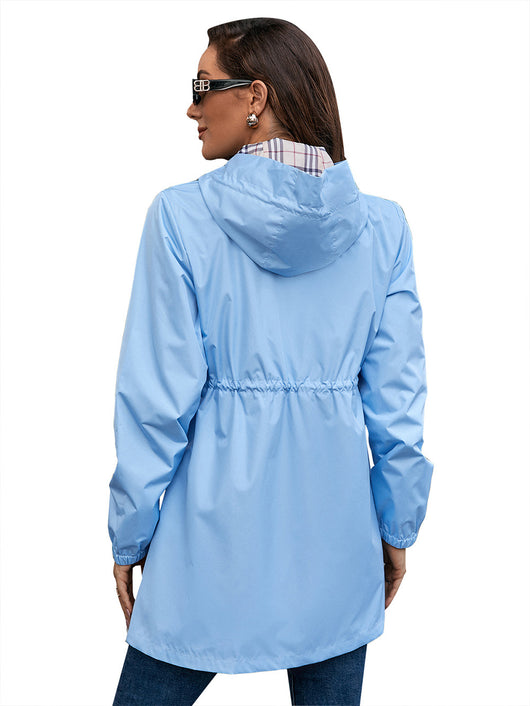 Chaqueta Impermeable Cortavientos Mediana para Mujer - Image 69