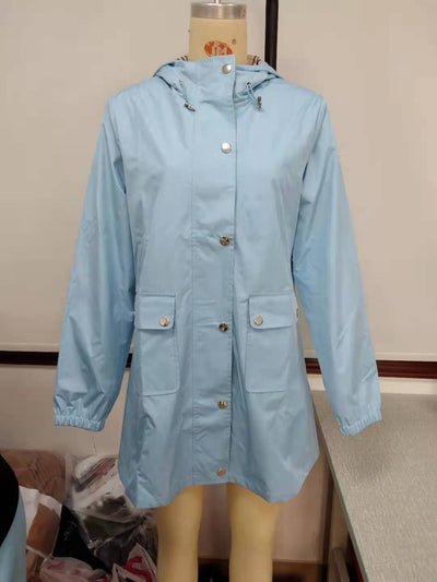 Chaqueta Impermeable Cortavientos Mediana para Mujer - Image 71