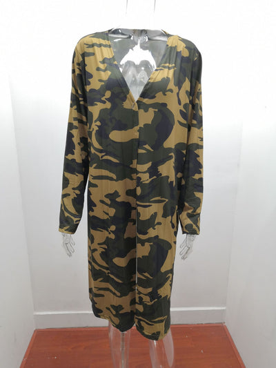 Cardigan Largo Estampado Leopardo y Serpiente para Mujer - Image 9