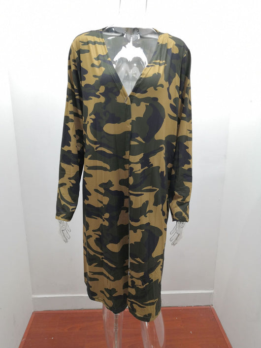 Cardigan Largo Estampado Leopardo y Serpiente para Mujer - Image 9