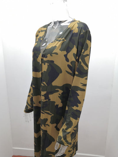 Cardigan Largo Estampado Leopardo y Serpiente para Mujer - Image 10