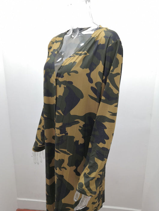 Cardigan Largo Estampado Leopardo y Serpiente para Mujer - Image 10