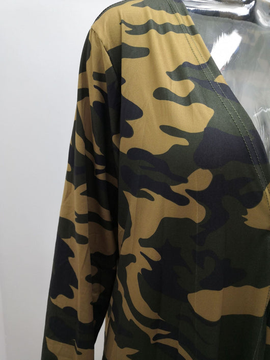 Cardigan Largo Estampado Leopardo y Serpiente para Mujer - Image 11