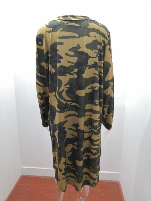 Cardigan Largo Estampado Leopardo y Serpiente para Mujer - Image 12