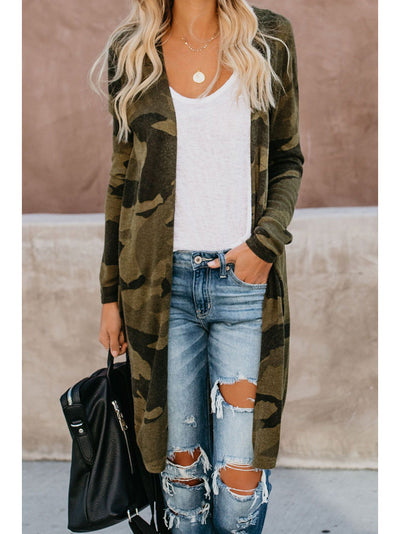 Cardigan Largo Estampado Leopardo y Serpiente para Mujer - Image 13